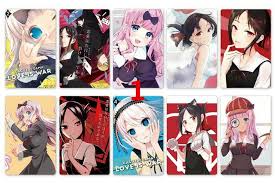 N Kaguya Sama Love Is War 10pcs Set Card Paster Card Sticker Credit War Sama Cards