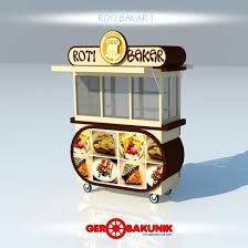 Gerobak Roti Bakar Roti Truk Makanan Makanan