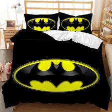 Batman wall painting superhero themed bedroom for my 5yr. Batman Logo Bedding Set Beddings Sets Eshop Store