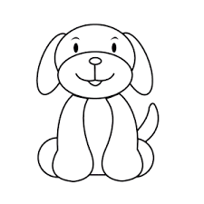 Aww its so cute hond tekeningen dier schetsen en. Kleurplaat Van Een Hond Printen Leuk Voor Kids