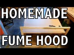building a fume hood at home sd