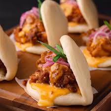 Spicy Fried Chicken Bao Buns Marion S Kitchen Spicy Fried Chicken Recipes Food