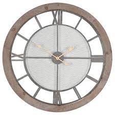 Check out our numeral wall clock selection for the very best in unique or custom, handmade pieces from our home décor shops. Natural Wood Roman Numeral Wall Clock Clocks Accessories Barker Stonehouse