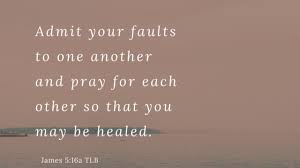 That is how someone becomes a christian. When We Confess We Begin To Heal Pastor Rick S Daily Hope