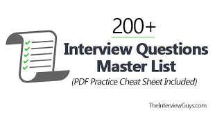 200 Job Interview Questions List Pdf Practice Cheat Sheet Included Job Interview Questions This Or That Questions Interview Questions