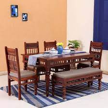 This coricraft glass table is spacious and seats 8 people comfortably. Vintage Girli Dinning Set Buy Dining Set Online