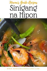Sinigang Na Hipon Sinigang Recipes Prawn Recipes
