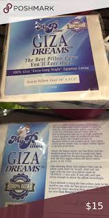 Giza Dreams Travel Pillow My Pillow Case 14x21 5 In 2020 Travel Pillow Giza Travel Dreams