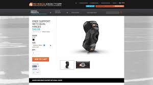 how to size your shock doctor knee brace youtube