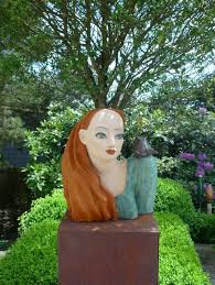 Das Rosenmadchen Eine Keramik Buste Keramik Kunst Blog Keramik Kunst Keramikskulptur Tonskulpturen