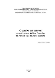 Maybe you would like to learn more about one of these? O Samba Em Pessoa Narrativas Das Velhas Guardas Da Portela E Do Imperio Serrano By Portal Academia Do Samba Issuu