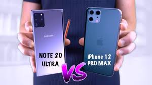 Samsung Galaxy Note 20 Ultra Vs Iphone 12 Pro Max The Battle Begins Youtube
