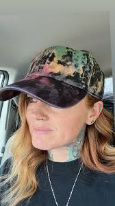 Hand Dyed Dad Hat , Hat , Gift , Gifts for Him , Gifts for Her , Colorful  Hat