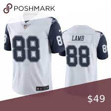Cowboys Ceedee Lamb White Rush Jersey Never Worn New With Tag All Letter And Numbers Are Fully Stitched True To Size Nfl Shirts Dallas Cowboys Jersey Jersey