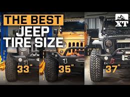 how to choose tires for your jeep wrangler 33 vs 35 vs 37