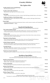 Kay's country kitchen menu november 2020. Callaway Gardens Country Kitchen Restaurant Menu In Pine Mountain Valley Georgia Usa