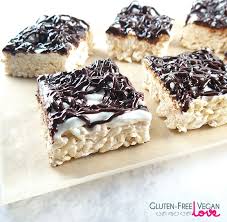 Ooey Gooey Extra Marshmallow Y Gluten Free Vegan Rice Krispie Treats Vegan Rice Krispie Treats Gluten Free Treats Vegan Desserts