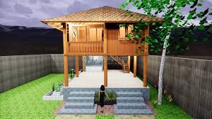 Desain rumah kayu memiliki estetika yang tinggi dan lebih berseni di zaman yang serba modern seperti saat ini, kami akan memberikan. Rumah Kayu Minimalis Modern Panggung Ukuran Menyesuaikan