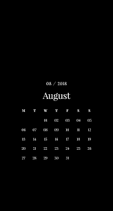 August 2018 Calendar Wallpaper Iphone Calendar Wallpaper Phone Wallpaper Minimalist Iphone