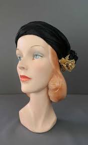 Vintage Louella Ballerino Black Velvet Dress