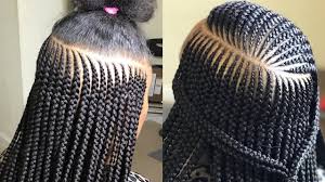 Lh gives you inspiration for the hairstyle you want. She Paid 1 000 For This 3 Layer Feed In Braid Style Very Detailed Tutorial Video Https Blackhairinforma Feed In Braid Hair Styles Box Braids Hairstyles
