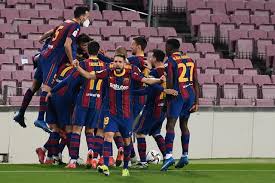 Futbol club barcelona, commonly referred to as barcelona and colloquially known as barça (ˈbaɾsə), is a spanish professional football club based in barcelona, that competes in la liga. Video Barcelona Team Celebrating The 3 0 Comeback Against Sevilla Barca Universal