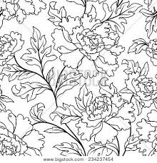 Abstract seamless pattern arabic line ornament vector; Floral Seamless Image Photo Free Trial Bigstock
