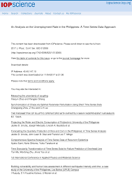 Fertility rates in the philippines are progressively decreasing. Pdf An Analysis On The Unemployment Rate In The Philippines A Time Series Data Approach