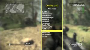 • press l2 + r3 to open the menu • press square to select the mods you want • press circle to close the menu. Ps3 Ghosts Free Sprx Destiny V1 Mod Menu Host Pre Game Menu Youtube