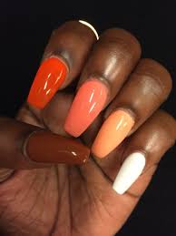 Multicolored Nails Beautiful For Fall Multicolored Nails Nail Colors Nails