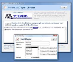 Ms Access Spell Checker Dictionary Tool W Source Code