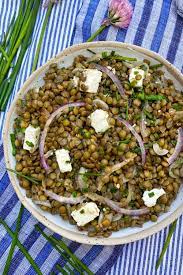 Ottolenghi S Lentil Salad With Herbs And Feta L Panning The Globe Recipe Lentil Salad Lentil Salad Recipes Lentils