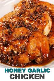 This Easy Garlic Honey Glazed Chicken Is Ready In 30 Minutes And Has Only A Few Ingred Chicken Recipes Easy Quick Honey Baked Chicken Easy Honey Garlic Chicken