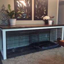 Creating A Table To Go Over The Top Of Your Dog Crates Destinydeaton Com Dog Crate Furniture Diy Dog Crate Dog Crate Table