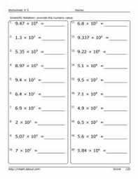 Master Powers Of 10 With These Pre Algebra Worksheets Scientific Notation Worksheet Pre Algebra Worksheets Scientific Notation