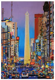 Finalidad mantener una relación comercial y el envío de comunicaciones sobre productos y servicios de la empresa ediciones obelisco s.l. Galeria Universal Obelisco 01 Ciudad De Acuarela Paisaje Urbano Obeliscos