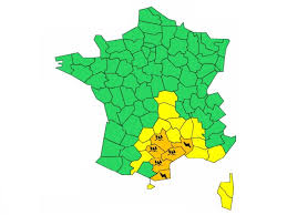 21 départements ont été placés en vigilance orange dans le dernier. Orage 6 Departements En Vigilance Orange