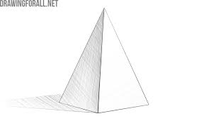 Before going into this tutorial you should check perspective drawing tutorial for beginners if to draw a pyramid in one point perspective first start by drawing a vertical line that will determine the center of the pyramid. How To Draw A Realistic Pyramid