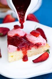 See more ideas about dessert recipes, duncan hines, desserts. Easy Strawberry Cake Doctored Cake Mix Recipe Scrambled Chefs