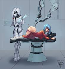 Robot- nurse and bondaged sci-fi girl, medical exam by Eleonore - Hentai  Foundry