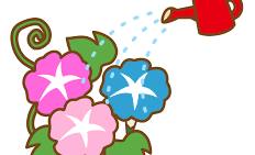 朝顔のタグのイラスト | 無料のフリー素材 イラストエイト