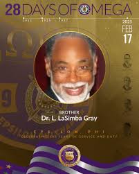 Bro. Dr. L. LaSimba M. Gray, Jr. is Pastor Emeritus of New Sardis Baptist  Church in Memphis, Tennessee, where he led a 2,000-member growth during his  18-year tenure. He served as Health