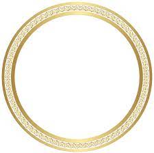 Round Border Frame Gold Clip Art Image Molduras De Luxo Circulo De Ouro Molduras Douradas
