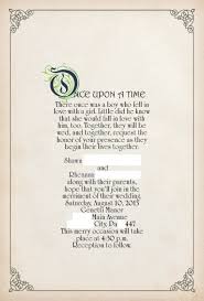 Once Upon A Time Story Book Theme Invitation Found On Weddingbee Com Share Your Inspiration Today Book Themes Literary Wedding Kraft Wedding Invitations