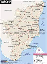 Click here for customized maps. Tamil Nadu Rail Network Map