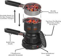 Instant light hookah coals are optimal for traveling and for those who do not have access to a blowtorch or a hookah coal electric stove. Amazon Com Veeboost Coal Burner Electric Charcoal Burner For Coals Portable Coal Stove Quick Heating Multiuse Burner Patio Lawn Garden