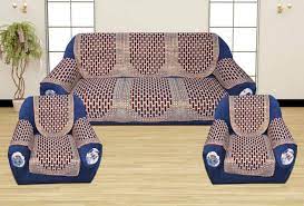 Blue mediterranean style cotton four seasons quilting seam slip resistant cushion sofa covers. Buy Urban Home Sofa Cover With Arm Set Of 16pc Use Both Side Make In India Online At Low Prices In India Amazon In
