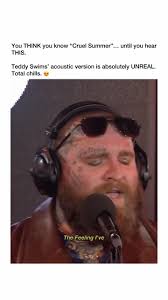 Teddy Swims just redefined Cruel Summer with this soul-stirring cover. His  vocals? Flawless. The emotion? Off the charts. This performance proves once  again why he’s one of the most powerful voices in ...