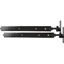 Garden gate hinges, cranked hooks, & hook and band hinges with next day delivery & free returns. Gatemate Premium Black Adjustable Bands Hook 24 600mm Black On Galvanised