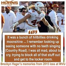 Texas Longhorns Breckyn Hager speaks his mind on West Virginia Mountaineers  👀🍿
